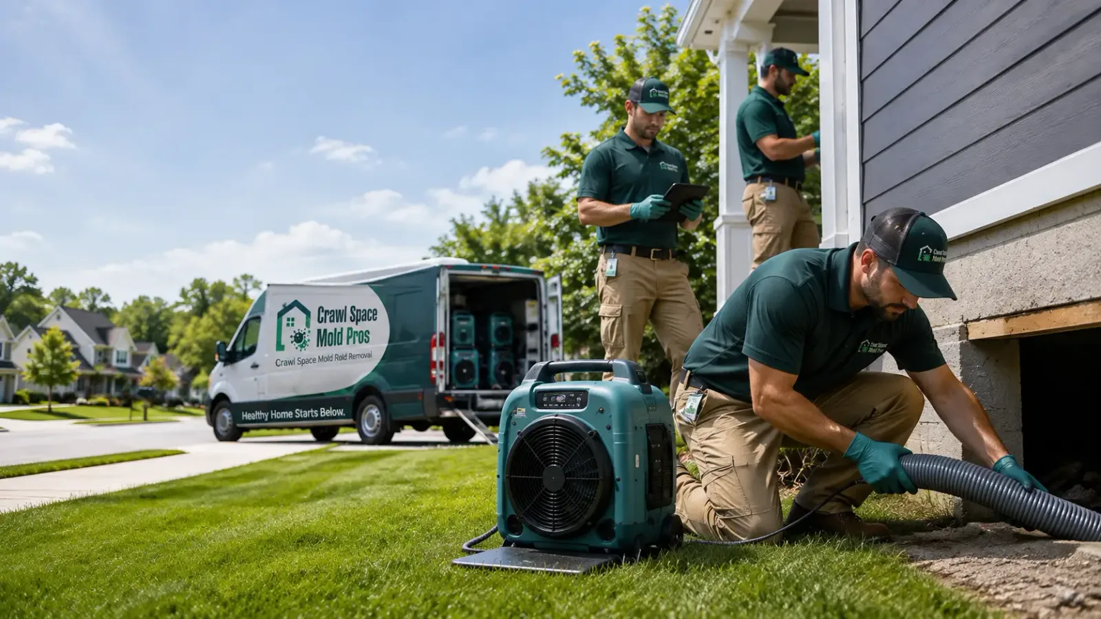 Crawl Space Mold Removal in Farwell, MN